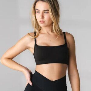Vitality Daydream Square Bra - Midnight (Black) - Size S